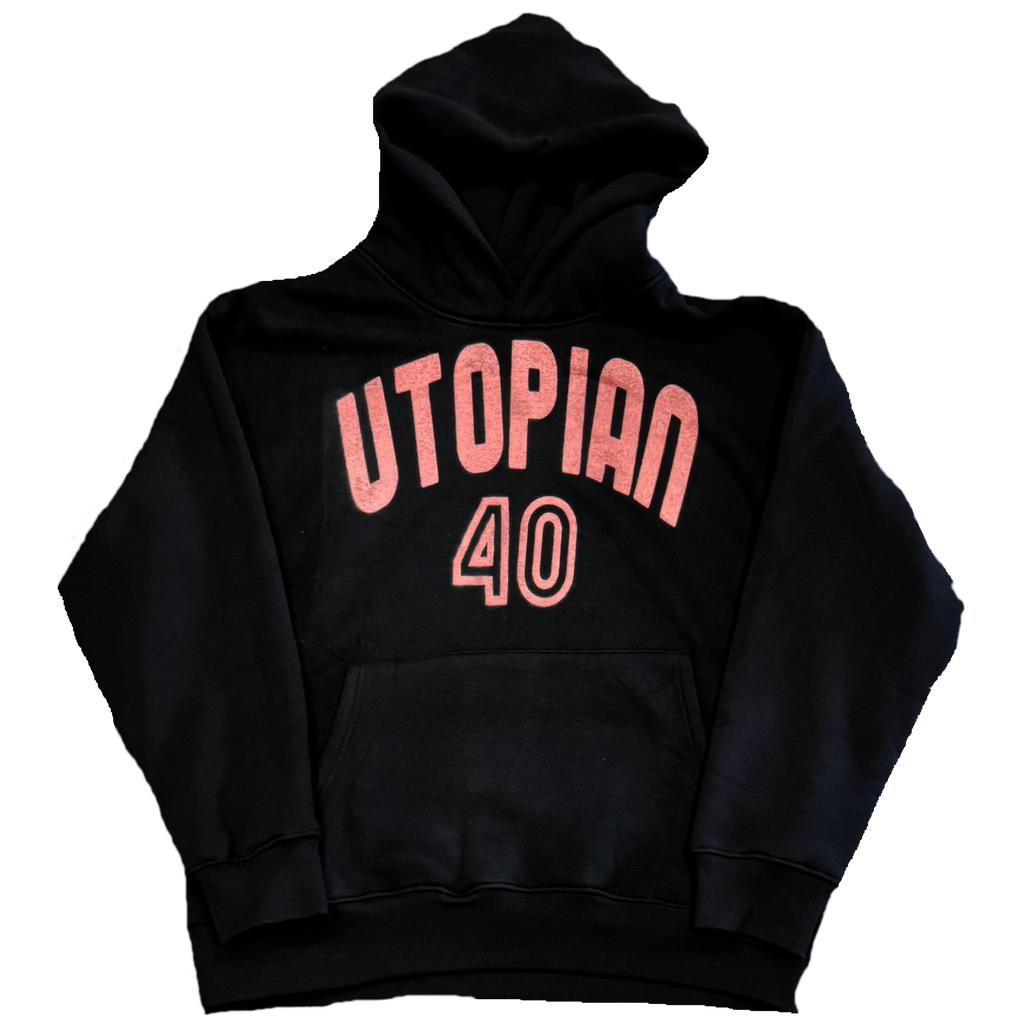 "UTOPIAN" Black Hoodie