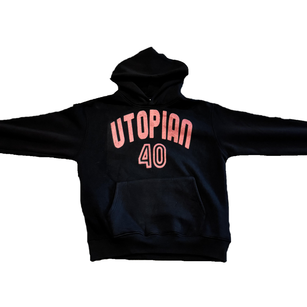 "UTOPIAN" Black Hoodie